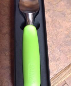 SUMO Ice Cream Scoop - Heavy Duty Stainless Steel Icecream Scooper, Comfortable Non-slip Grip Handle, Dishwasher Safe for Easy Cleaning, Green 1-Pack 26 71z3W8 xeSL