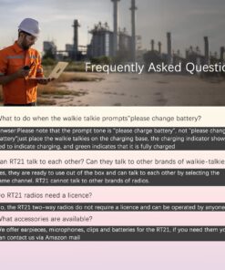 Case of 5,Retevis RT21 Walkie Talkies for Adults Long Range, Handfree Rugged Two Way Radio with Earpiece for Commercial Construction Warehouse Security 2 Way Radios Black 17 71z4HGoUoQL 1