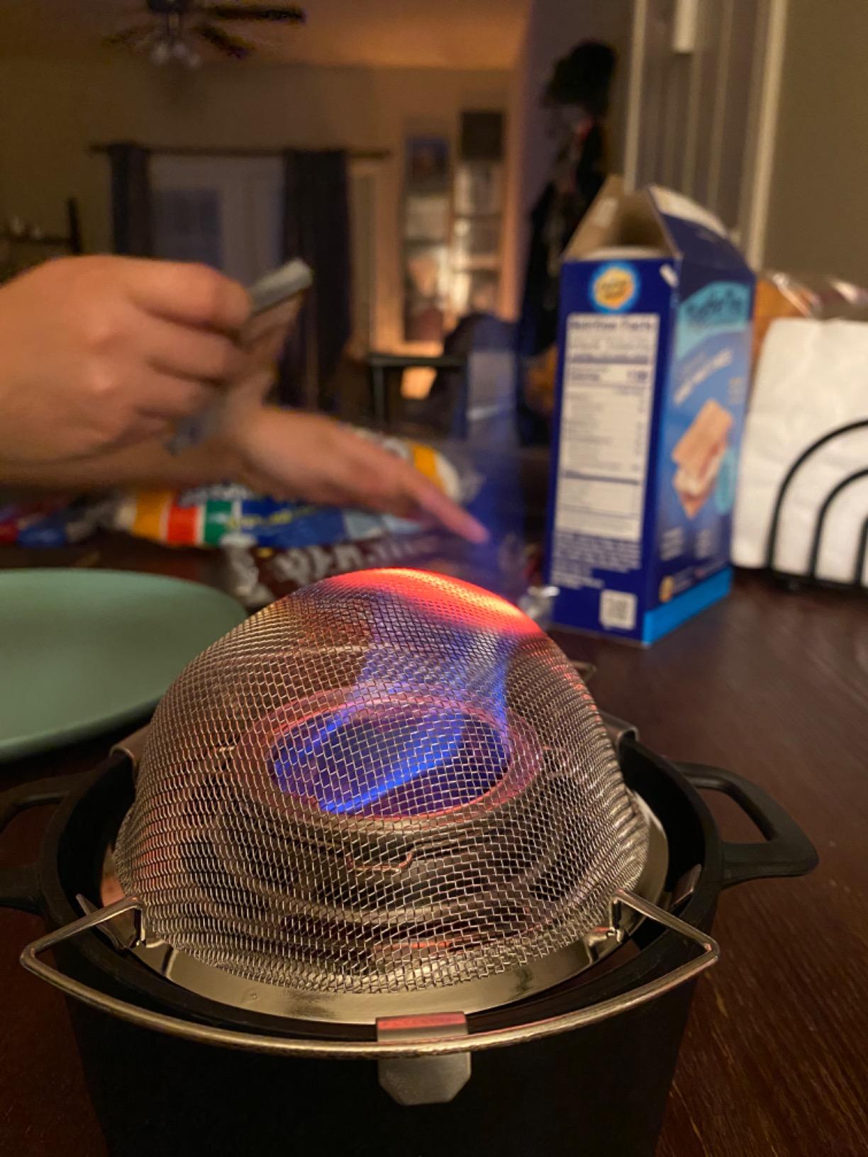 Sterno Smores Maker Junior, Table top Smores Roaster - Designed for Safe, Cord Free Indoor or Outdoor Fun, Ideal for Kids, Parties, Fun Housewarming Gifts and More Black 17 Sterno Smores Maker Junior, Table top Smores Roaster - Designed for Safe, Cord Free Indoor or Outdoor Fun, Ideal for Kids, Parties, Fun Housewarming Gifts and More Black - Image 17