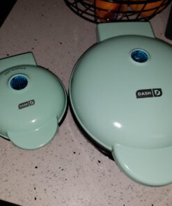 DASH 8” Express Electric Round Griddle for for Pancakes, Cookies, Burgers, Quesadillas, Eggs & other on the go Breakfast, Lunch & Snacks - Aqua 46 71z55tTFovL