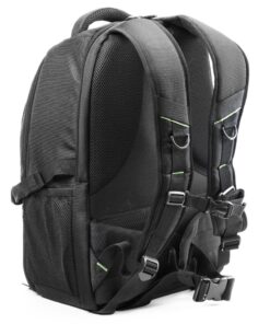 Evecase Large DSLR Camera/Laptop Travel Backpack Bag w/Rain Cover for Mirrorless, 4/3 Micro Four Third, Compact, Interchangeable Lens Digital Camera 18*12*8 inch Black 48 71z5AoxfYvL