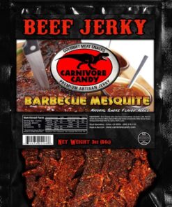 JURASSIC JERKY’S Carnivore Candy Beef Jerky, 3 Flavors Variety Pack, Teriyaki, Barbecue Mesquite and Traditional Western, 3x3oz Bags of Food on the Go, Full of Protein Lunch Snack Sticks. 11 71z62Hpn0GL