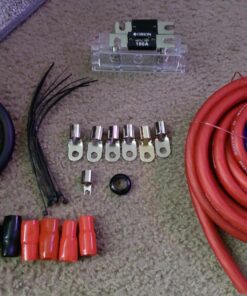 SoundBox PK0-17, 0 Gauge Amp Kit Power Amplifier Install Wiring Cables - 7500W 30 71z7Yy1QAZL