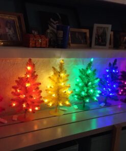 GDEALER 8 Pack 7.2 Feet 20 Led Fairy Lights Battery Operated Mini Silver Copper Wire Firefly String Lights for Christmas Bedroom Indoor Outdoor Wedding Mason Jar Dorm Decor DIY Costume Multi Color 8 Colors Mix 45 71z7olE5iLL