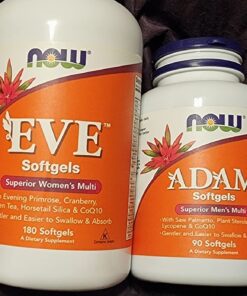 NOW Supplements, ADAM™ Men's Multivitamin with Saw Palmetto, Plant Sterols, Lycopene & CoQ10, 90 Softgels 90 Count (Pack of 1) 37 71z7tJmNWL 1