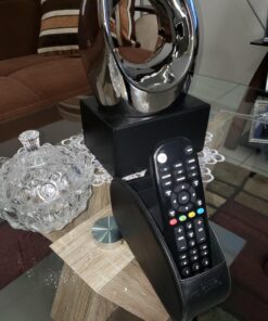 Londo Remote Control Holder with 5 Pockets - Store DVD, Blu-Ray, TV, Roku or Apple TV Remotes - PU Leather with Suede Lining - Slim, Compact Living or Bedroom Storage Black 20 71z7wwOkhiL