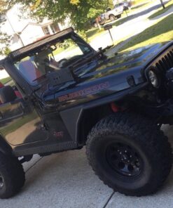 Smittybilt XRC Rear Bolt-on Flares for TJ - 76875, Textured Black 51 71z7ziP WkL