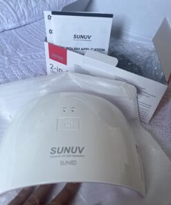 SUNUV UV LED Nail Lamp, UV Light for Nails Dryer for Gel Nail Polish Curing Lamp with Sensor 2 Timers SUN9C Pink Gift for Women Girls 37 71z84p6m3iL