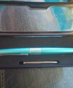 PILOT MR Retro Pop Collection Fountain Pen in Gift Box, Turquoise Barrel with Dots Accent, Fine Point Stainless Steel Nib, Refillable Black Ink (91446) 44 71z8GEjWa8L