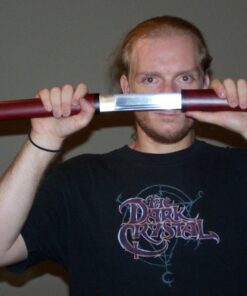 Ace Martial Arts Supply Handmade Japanese Shirasaya Samurai Katana Sharp Sword-Kenshin Burgundy 73 71z8Me2znqL