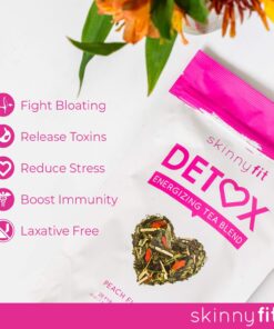 SkinnyFit Detox Tea: All-Natural, Laxative-Free, Supports A Healthy Weight, Helps Reduce Bloating, Natural Energy, Supports Immune System, Vegan, 28 Servings 20 71z8NONi6nL