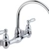 Peerless Claymore 2-Handle Wall-Mount Kitchen Sink Faucet, Chrome P299305LF 9 71z8RoBJSIL