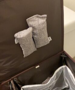 Marsheepy 12 Pack Charcoal Shoe Deodorizer Bags, Bamboo Charcoal Air Purifying bags, Odor Absorber, Odor Eliminator for shoes, Home, Closet, Pet Gray 33 71z9 4SBfKL