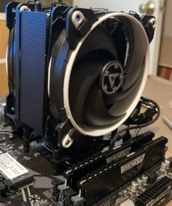 ARCTIC Freezer 34 Esports Duo - Tower CPU Fan with BioniX P-Series case Fan in Push-Pull, 120 mm PWM CPU Air Cooler, for Intel and AMD Socket, LGA1700 Compatible - White 49 71z9kABu9kL