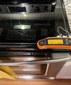 ThermoPro TP710 Instant Read Meat Thermometer Digital for Cooking, 2-in-1 Waterproof Kitchen Food Thermometer with Dual Probes and Dual Temperature Display for Oven, Grilling, Smoker & BBQ Upgrade 59 71z9kK9 jWL