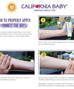 California Baby Summer Blend Broad Spectrum SPF 30+ Sunscreen Lotion - for Babies, Kids & Adults, Free of Added Fragrances, Common Allergens, and Irritants, Fragrance Free, Water Resistant, 2.9oz 11 71zA5BL4MZL