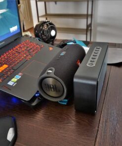 DOSS SoundBox XL Bluetooth Speaker with Subwoofer, 32W Loud Sound with Booming Bass, Dual DSP Technologies, 10H Playtime, USB-C, TWS, 2.1 Sound Channel Home Speaker for Indoor, and Office-Upgraded Black 39 71zAXpsVBL