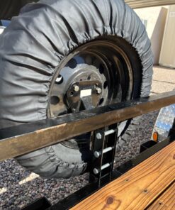 Moonet PVC Leather Spare Tire Wheel Cover for Car Truck SUV Camper Trailer Universal Fit RV JP FJ, R15 Black (for Overall Wheel Diameter 27-29 inch) 15 inch for Tire Diameter 27"-29" 44 71zAXrtehL