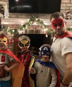 Roko Toys for 3-10 Year Old Boys, Superhero Capes for Kids 3-10 Year Old Boy Gifts Boys Cartoon Dress up Costumes Party Supplies Easter Gifts Present Chistmas Stocking Stuffers 33 71zAxwFiCFL