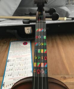 Fretless Finger Guides 4/4 Beginner Violin Finger Guide Helps You Learn to Play Violin Songs and Scales Quickly. No Glue or Adhesive 33 71zB9jrJBL