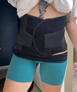 Waist Trimmer Belt-Postpartum Postnatal Recoery Support Girdle Belt Post Pregnancy After Birth Special Belly,Lost Weight Slimming Belt, Tummy Trimer Band Abdomen Abdominal Binder Belly Medium : 35"Length*9"Width Black 39 71zBnzvZsZL