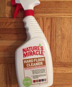 Nature's Miracle Dual Action Hard Floor Stain & Odor Remover, 24-Ounce Spray (P-5553) Original 24 Fl Oz (Pack of 1) 12 71zC mqgJBL