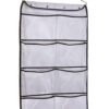 MISSLO Durable Hanging Closet Double Sided Bra Stocking Clothes Socks Organizer 15 Large Mesh Pockets, White