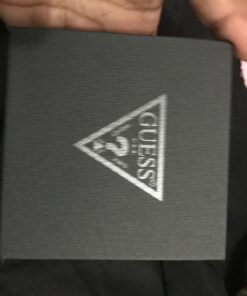 GUESS Stainless Steel Stain Resistant Silicone Watch with Day, Date + 24 Hour Military/Int'l Time Blue/Blue/Silver Tone 41 71zDJx53cL