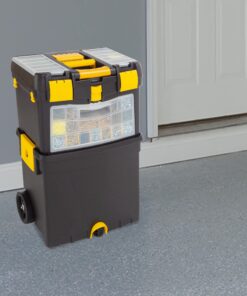 Rolling Tool Box with Wheels, Foldable Comfort Handle, and Removable Top – Toolbox Organizers and Storage by Stalwart 41 71zDPmyOATL