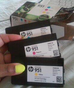 HP 951 Cyan, Magenta, Yellow Ink Cartridges | Works with HP OfficeJet 8600, HP OfficeJet Pro 251dw, 276dw, 8100, 8610, 8620, 8630 Series | Eligible for Instant Ink | CR314FN, Combo 3-Pack 44 71zDZRdUqIL