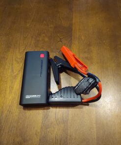 GOOLOO Jump Starter 2000A Peak Car Jumper Starter 12V SuperSafe Lithium Jump Box, Battery Booster Pack, Portable Car Battery Charger, and Jumper Cables for Up to 8.0L Gas or 6.0L Diesel Engine Black 32 71zE33sieaL