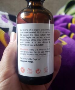 Organic Rosehip Oil – 100% Pure Unrefined Cold Pressed Rosehip Seed Oil - Best Moisturizer for Face, Hair - Great for Fine Lines, Wrinkles, Acne Scars, Sun Damage, Stretch Marks, Eczema, Psoriasis 4 Fl Oz (Pack of 1) 30 71zEyVl8QqL