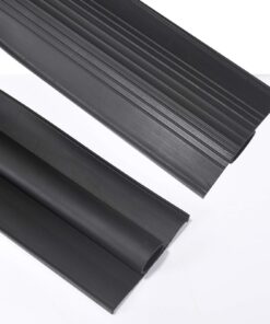 BOWSEN Garage Door Bottom Seals Weatherproof Weatherstrip Threshold Buffering Sealing High Performance EPDM Rubber Weather Resistance Gasket Black 1/4 Inch T-End, 16FT Long 16 FT Black (1/4" T-Channel End) 31 71zFWAPp4L