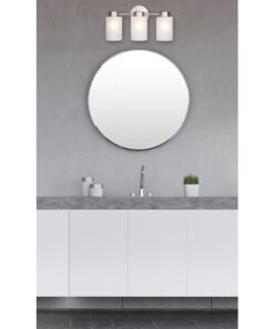 Westinghouse Lighting 6227900 Sylvestre Three-Light Interior Wall Fixture, Brushed Nickel Finish with Frosted Seeded Glass, 3, White 16 71zGP8 WDmL