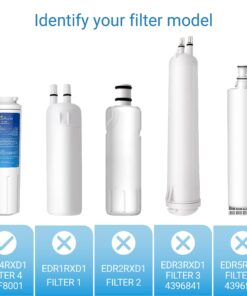 Alternative view of EcoAqua Replacement Filter, Compatible with Maytag UKF8001, EDR4RXD1, Whirlpool 4396395, Puriclean II, Kenmore 46-9006, Everydrop Filter 4, Viking RWFFR Refrigerator Water Filter, 3 Pack 3 Count