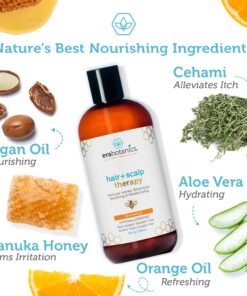 Alternative view of Era Organics Manuka Honey Dry Scalp Shampoo - Soothing and Moisturizing Shampoo for Dry Scalp and Damaged Hair - Family Friendly Sulfate Free Shampoo Treatment for Sensitive Skin