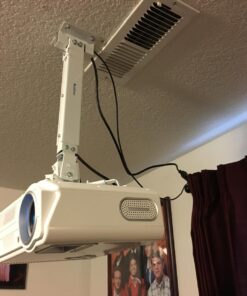 QualGear QG-PM-002-WHT Universal Projector Ceiling Mount, White 24 71zHNRi6FQL