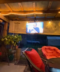 PERLESMITH Ceiling TV Mount for 26-65 inch Flat Screen Displays, Hanging Adjustable Ceiling TV Bracket Fits Most LCD LED OLED 4K TVs, Pole Ceiling Mount Holds up to 110lbs, Max VESA 400x400mm, PSCM2 29 71zHa1qWSGL