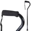 DMI Walking Cane and Walking Stick for Adult Men and Women, FSA Eligible, Lightweight,Ergonomic Hand Grip and Wrist Strap Black 1 52 71zJR2IHf3L