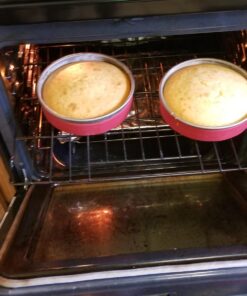 Nordic Ware Natural Aluminum Commercial Round Layer Cake Pan Baking Essentials, 9", Silver 9-Inch Round 25 71zJRfGmxWL