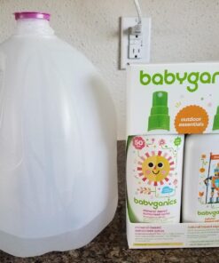 Babyganics 50 SPF Baby Sunscreen Spray and Bug Spray | Octinoxate & Oxybenzone Free | DEET Free, 6oz each, Combo 2 Pack Bug Repellent 6 Ounce (Pack of 2) 29 71zJxInFgvL