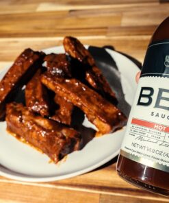 Loubier Gourmet: BBQ Sauce - Natural BBQ Sauce - 14.8 oz - All Natural and Unique Flavors - Delicious Glaze For Any Meat - Gluten Free - Made in the USA Hot BBQ Sauce 2 Pack 11 71zKvgoGSL