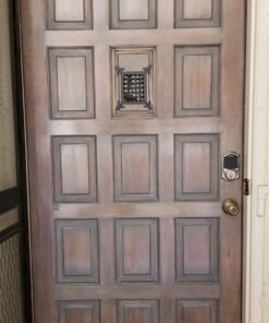 A29 Hardware Cast Iron Speakeasy Door Grill/Grille with Viewing Door, Black Powder Coat Finish, Medium Size Medium-Black 49 71zLzO5XBL