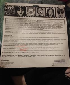 Kangaroo Halloween Super Family Makeup Kit: Professional SFX Face & Body Paint for Zombie Cosplay, Injuries, & Blood Effects 67 71zNFsTu9tL 2