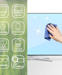 Alternative view of Eco-Fused Microfiber Cleaning Cloth - 12x12 Inch Microfiber Cloth - Pack of 5 Large Cloths - Microfiber Cleaning Cloth for Electronics and Monitors 5 Pack - 12 X 12 Inch