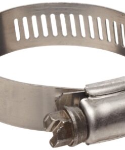 Precision Brand - 35310 B24HS All Stainless Worm Gear Hose Clamp, 1-1/16" - 2" (Pack of 10) 1-1/16 inches