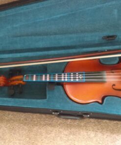 Mendini By Cecilio Violin For Beginners, Kids & Adults - Beginner Kit For Student w/Hard Case, Rosin, Bow - Starter Violins, Wooden Stringed Musical Instruments 4/4 MV300 Antique 59 71zPdFl3sAL