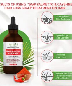 Saw Palmetto & Cayenne Scalp Oil For Hair Growth, Hair Loss Serum, Hair Oil For Dry Damaged Hair And Growth, Hair Growth Serum For Thicker Longer Fuller Healthier Hair, All Natural Vitamin Rich 29 71zQMSlGXPL