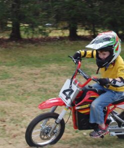 Razor MX500 Dirt Rocket Adult & Teen Ride On High-Torque Electric Motocross Motorcycle Dirt Bike, Speeds up to 15 MPH, Ages 14 and Up, Red 10-12" 22 71zRDIFRMRL