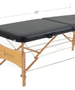 SIERRA COMFORT All-Inclusive Portable Massage Table (Black), SC-901, 27.95"D x 72.05"W x 33.07"H 25 71zRM7Y3XmL